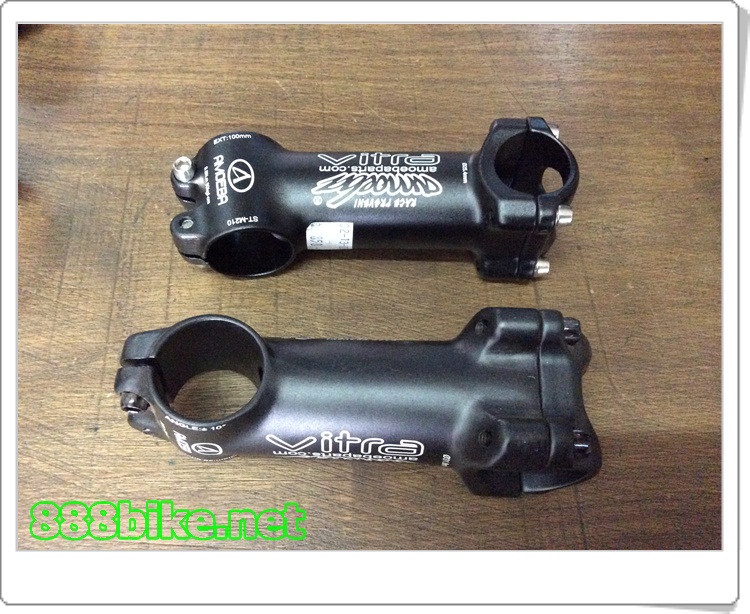 “VITRA” คอ MTB อัลลอย “วิทตร้า” ST-M211, O.V. 31.8MM, ยาว 60,80,90,100MM, สีดำ,ขาว