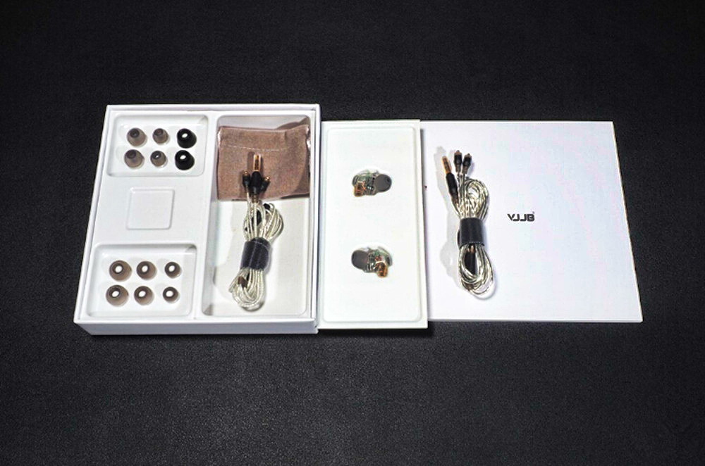 ขาย VJJB N1 หูฟัง 2 ไดรเวอร์ถอดสายได้ มาพร้อมสาย2in1 สายธรรมดา และ ไมค์ 2 เส้นในชุด