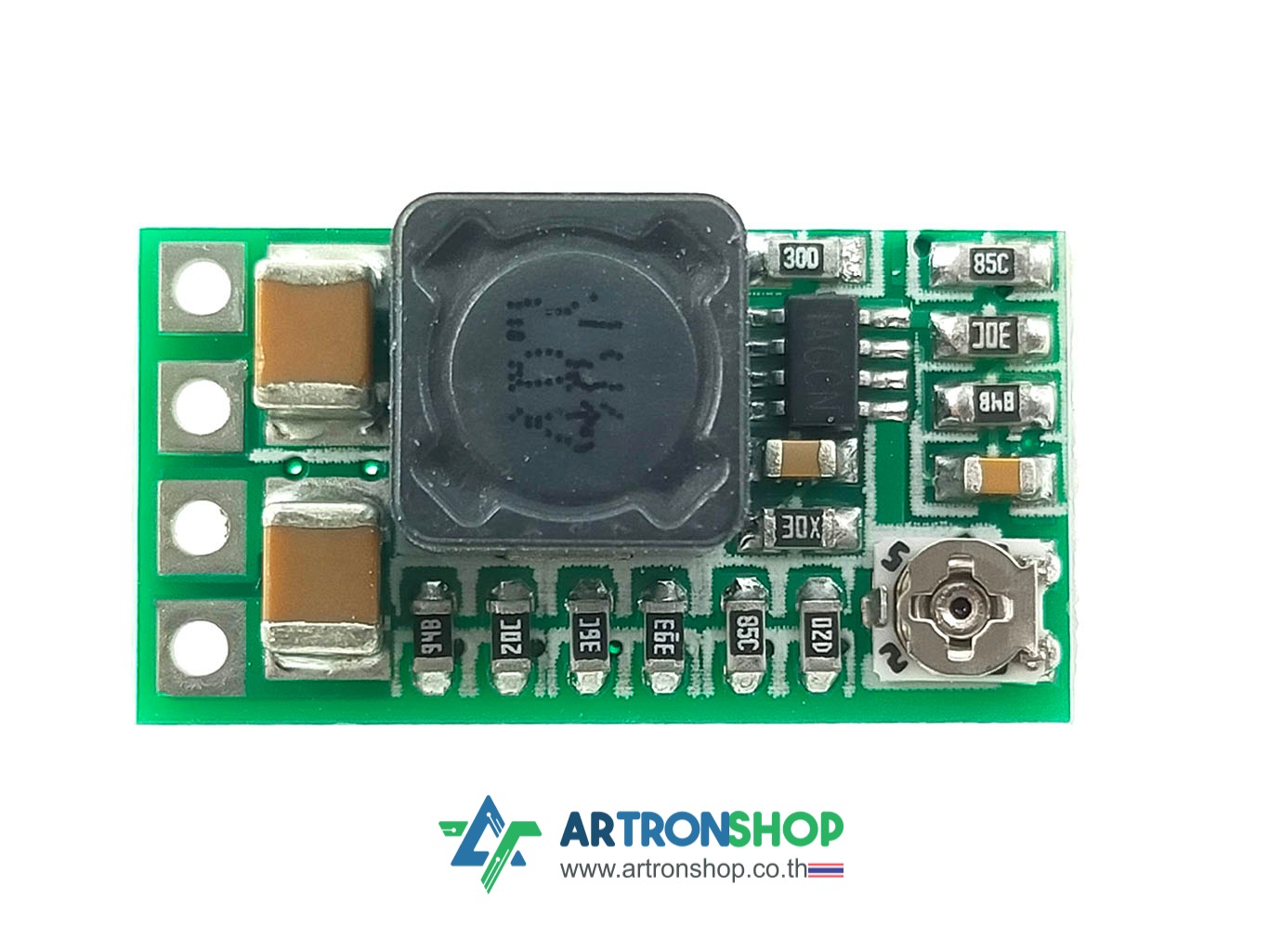 โมดูลลดแรงดันไฟฟ้า 3A Mini DC-DC 3A Step-Down Power Supply Module