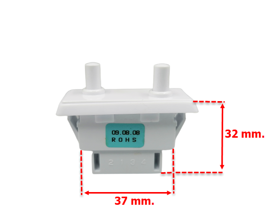 สวิทช์ประตูตู้เย็น 2 ปุ่ม ใช้ได้กับ samsung และยี่ห้ออื่นๆ