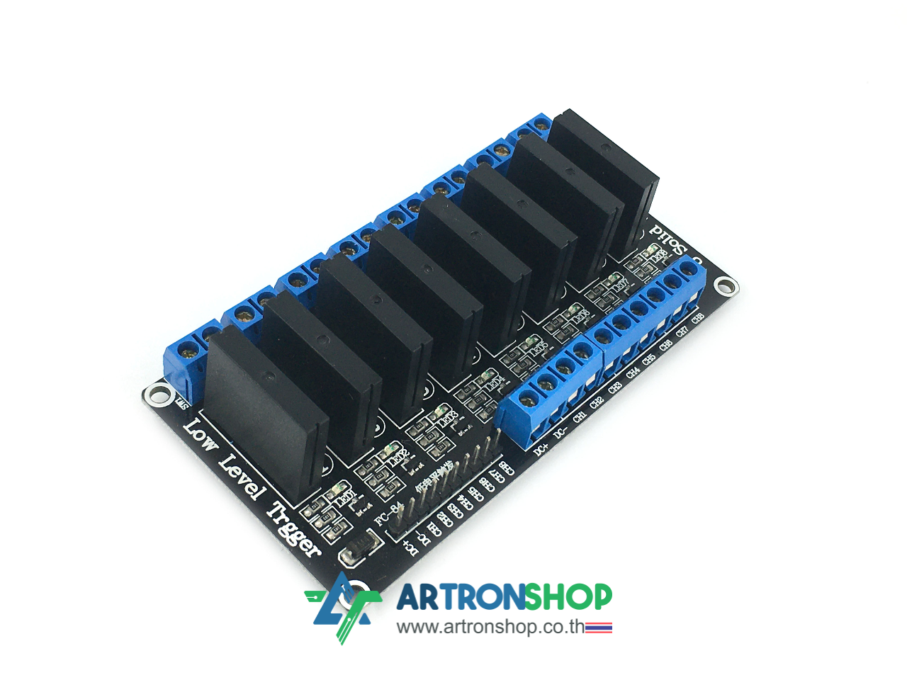 8 Channel 5V 2A SSR G3MB-202P Solid State Relay Module - ArtronShop ...