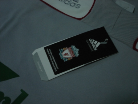 เสื้อฟุตบอล ทีมสโมสรลิเวอร์พูล ชุดฝึกซ้อม 2008/09 ใหม่ L-Size / LIVERPOOL Football Shirt Training Sweat Kit 2008/09 Jersey NEW L-Size
