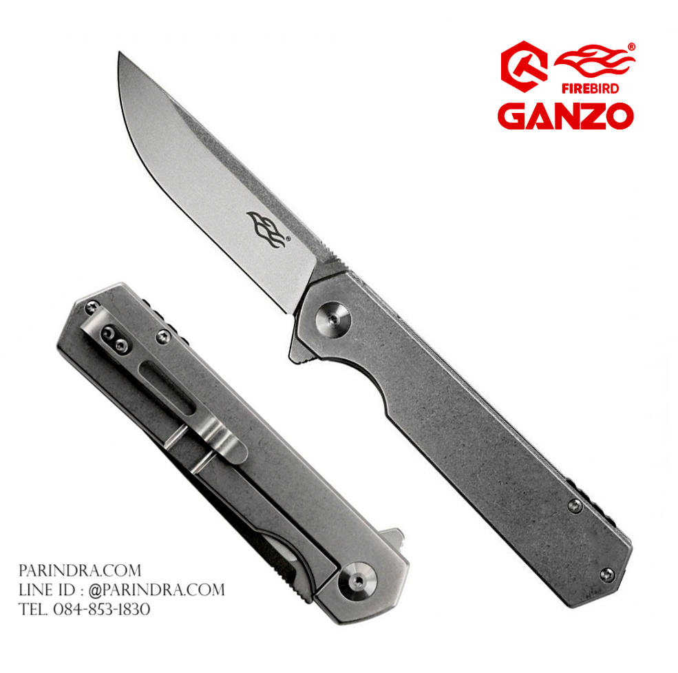 มีดพับ Ganzo กานโซ่ รุ่น FH12-SS / D2 Steel / ของแท้ 100%