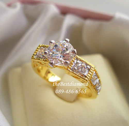 BR518+++แหวนเพชรชู style Old Luxury+++แหวนดีไซน์สวยหรู ดูดี แบบแนว ยุโรปๆค่ะ มีลายฉลุสวยงาม แบบหรูหรา ดูแบบผู้ดีอังกฤษ