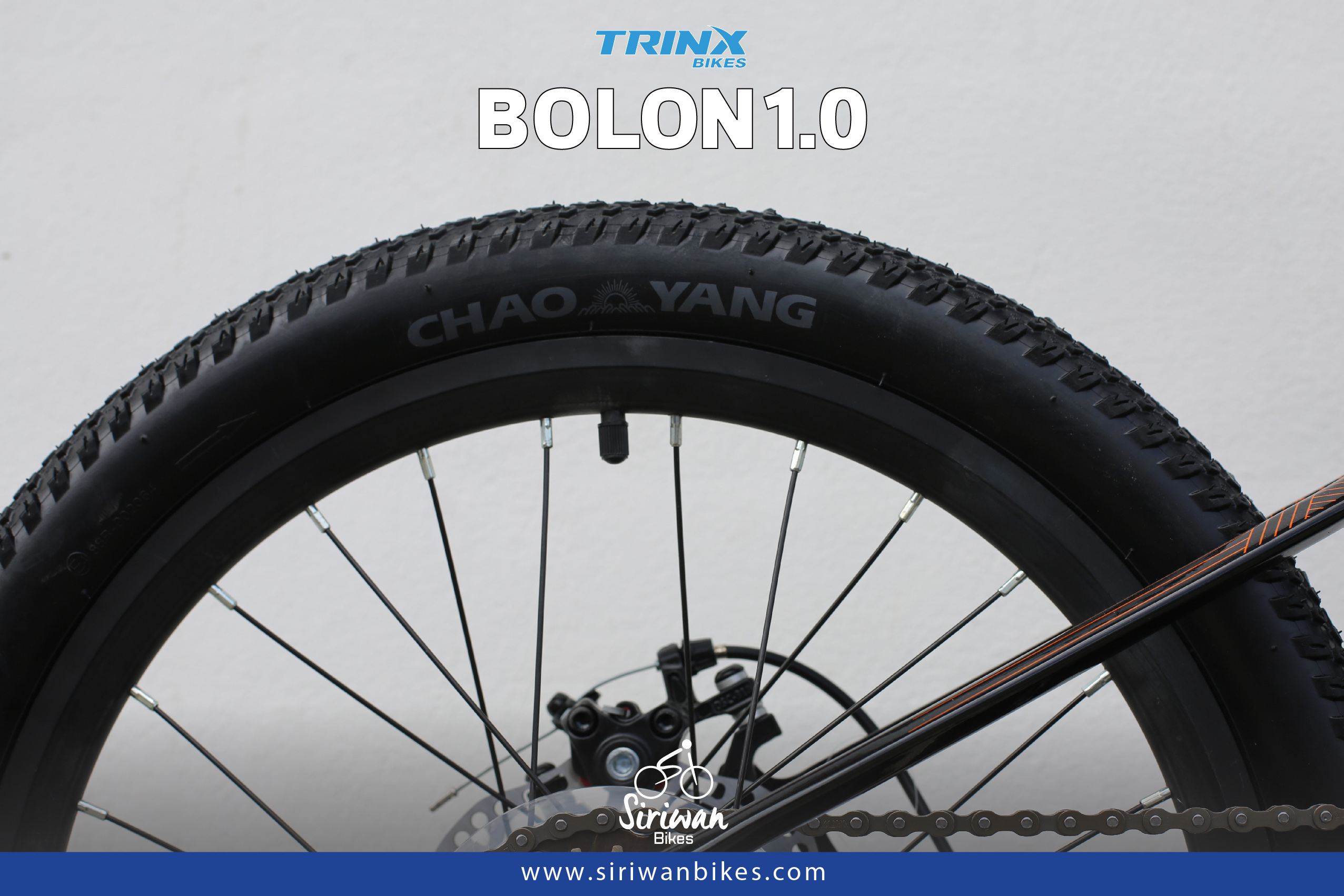 จักรยานเสือภูเขาเด็ก TRINX BOLON20-1.0 20นิ้ว เกียร์ SHIMANO 7สปีด เฟรมแม็กนีเซียม อัลลอย Alloy Mechanical Disc NEW 2023
