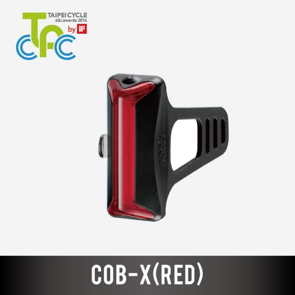 ไฟท้าย GUEE COB-X RED Rear LED LIGHT (USB.) ไฟแสงสีแดง