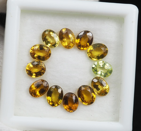 มาลีการ์เน็ต (Mali Garnet) 3.45 กะรัต 12 ชิ้น