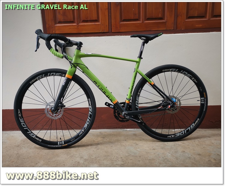 จักรยานเสือหมอบทางฝุ่น INFINITE GRAVEL Race AL เฟรมอลู 18 สปีด Sora 700C, 2022