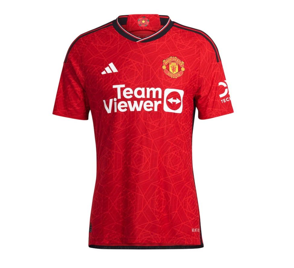 เสื้อแมนเชสเตอร์ ยูไนเต็ด 2023 2024 ทีมเหย้ารุ่นเวอร์ชั่นนักเตะ Home Authentic ของแท้
