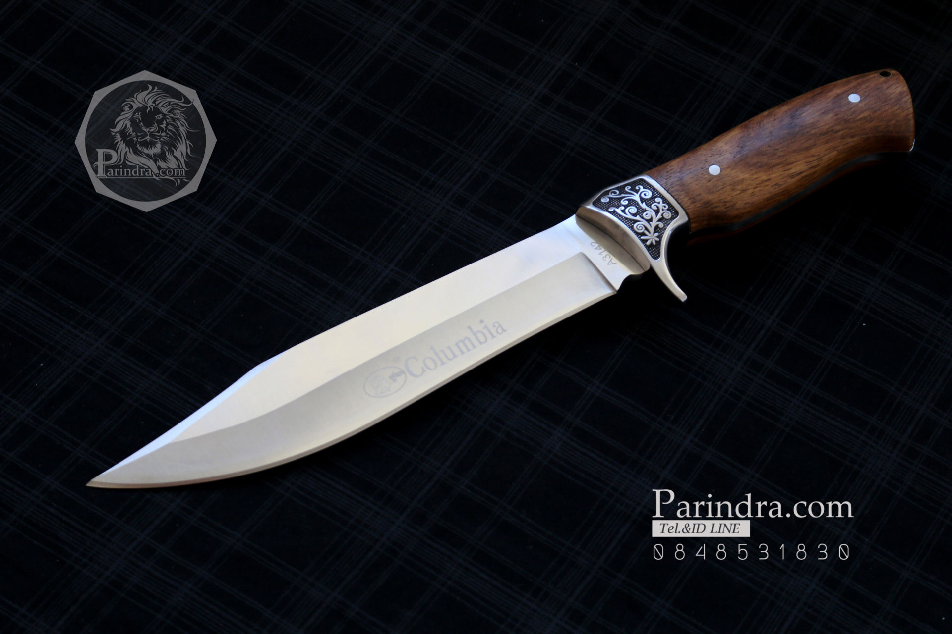 มีด Columbia รุ่น A3142 ด้ามไม้คลาสสิค ใบมีดออกแบบสวย ขนาด 12.5 นิ้ว