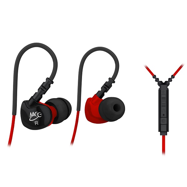 หูฟัง Mee Audio (Meelectronics) Sport Fi S6P แบบมีไมค์ หูฟังออกกำลังกาย แถมฟรี ArmBand หูฟังกันเหงื่อและละอองน้ำได้