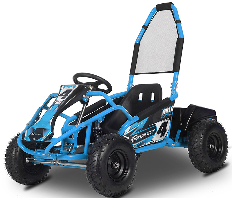 Hiperfect GK008 98cc 4-Stroke Gas Go Kart for Kids & Teens | Max Speed 37km/h | Hydraulic Brake | CE Certified