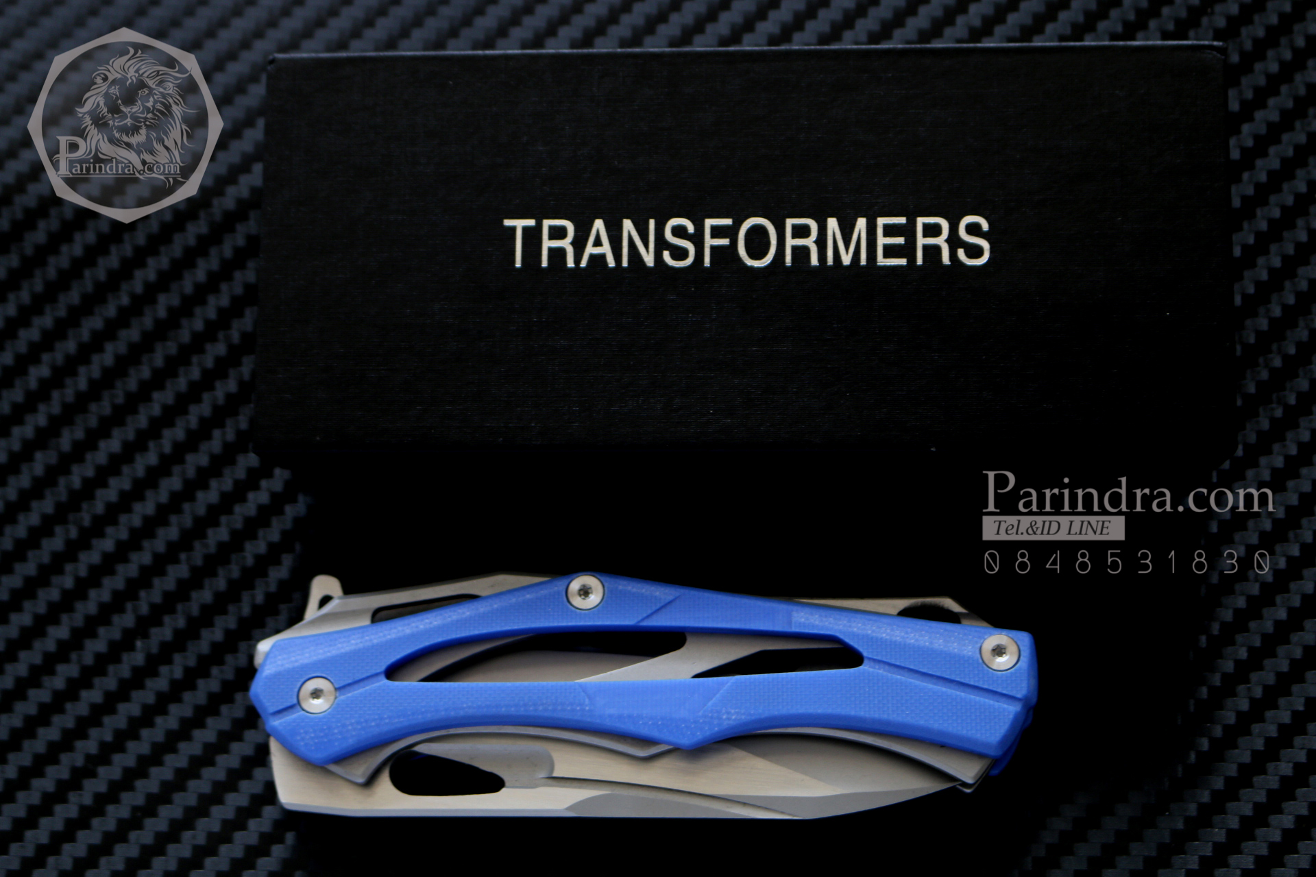 มีดพับ Transformers ทรานส์ฟอร์เมอร์ รุ่น G0-BL ด้ามสีฟ้า ของแท้ 100%