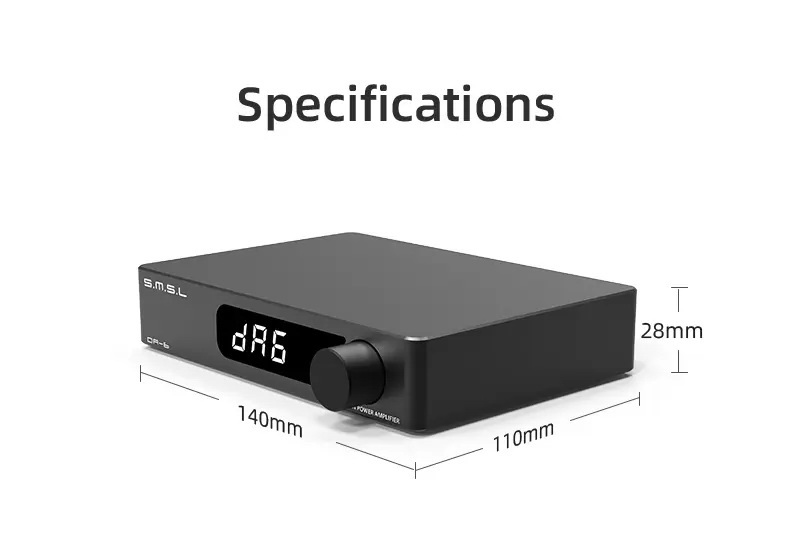 SMSL DA-6 Power Amplifier ภาคขยายเสียง รองรับ Hi-Res ประกันศูนย์ไทย