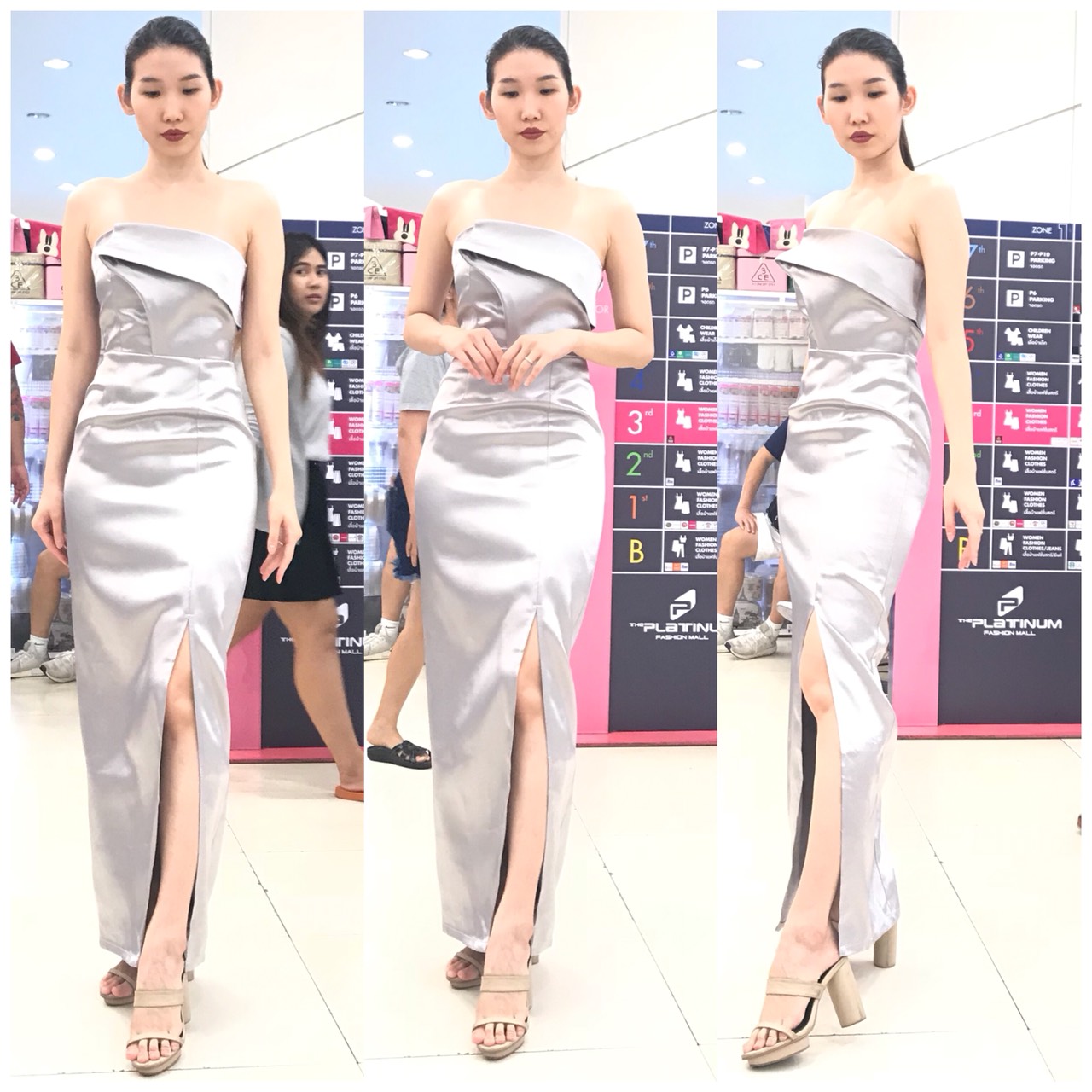 ชุดเพื่อนเจ้าสาว สีเทา สีเงิน รวมแบบ ตัวอย่าง สั่งสีและแบบอื่นๆได้ เช่า 500