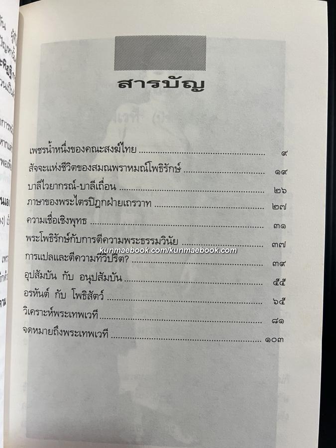 วิเคราะห์พระเทพเวทีกรณีโพธิรักษ์ โดย ว. ชัยภัค