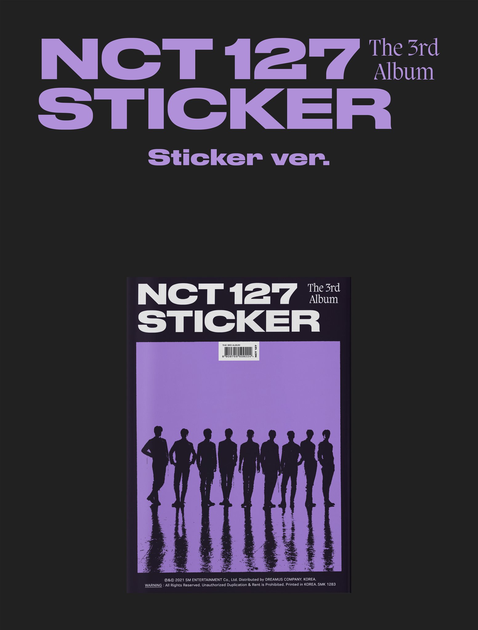 อัลบั้ม #NCT 127 - The 3rd Album [Sticker] (PhotoBook Ver.)