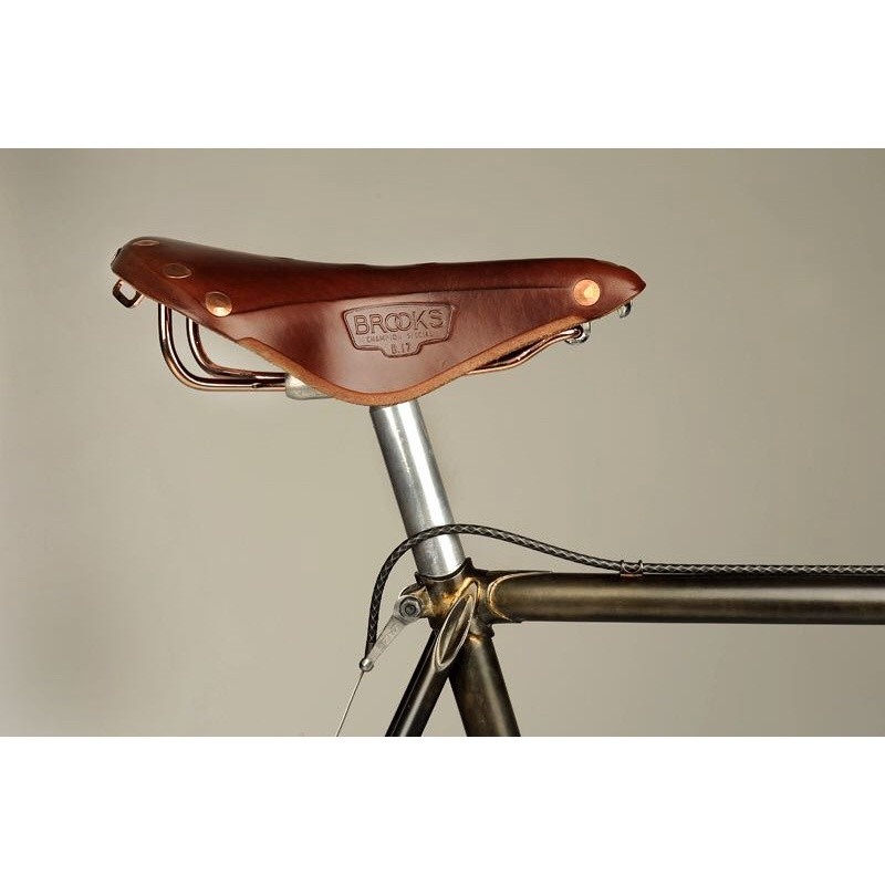 เบาะหนังรุ่นลิมิเต็ด Brooks England B17 Special Edition หนังแท้ รางทองแดง หมุดทองแดง Special Copper