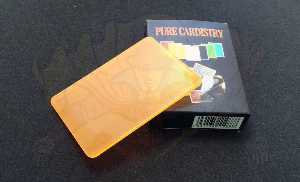 ++ อุปกรณ์เสริมมายากล แผ่นพลาสติก ฝึกตัดไพ่ Trainer Deck (Pure Cardistry)