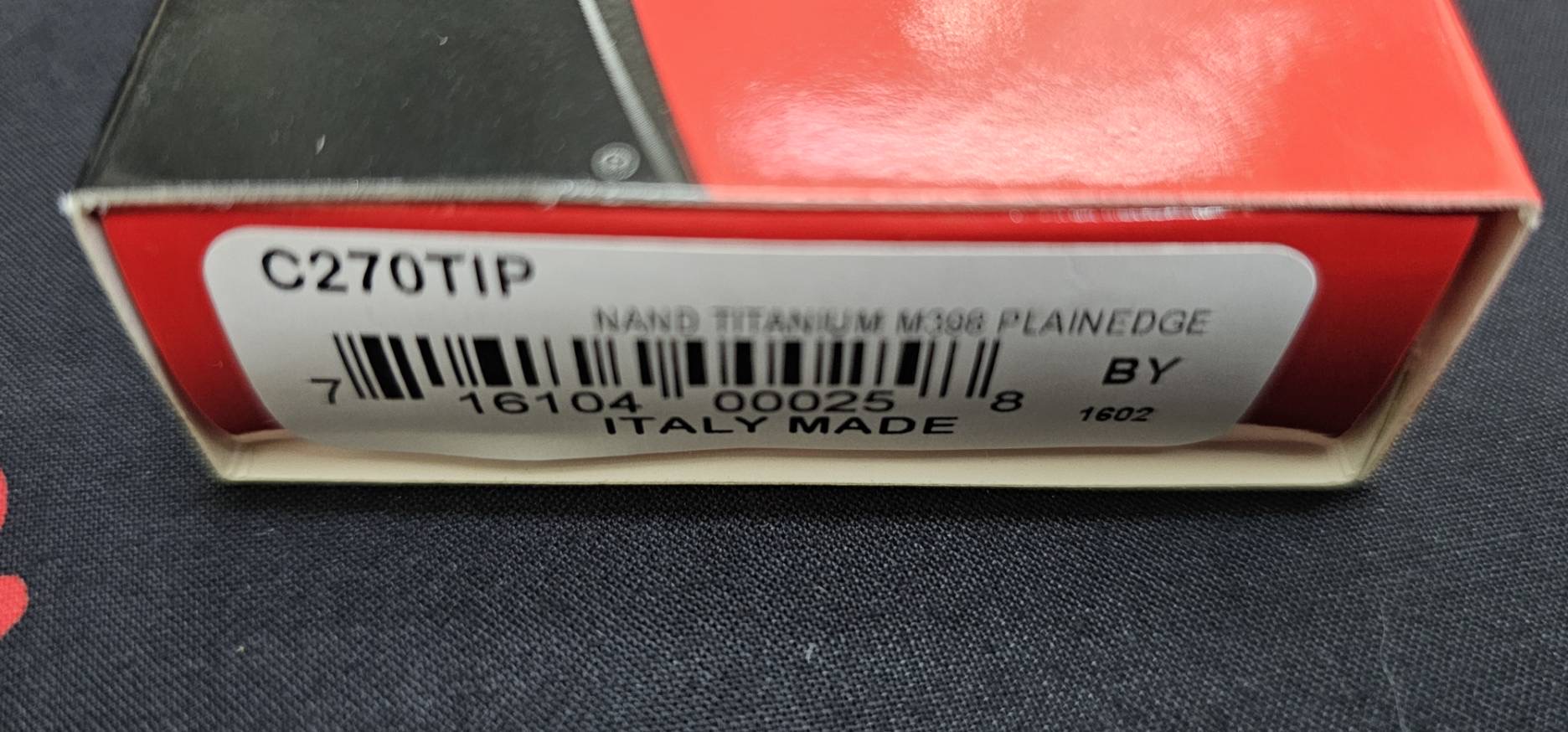 Spyderco NAND Slipit Knife Titanium (3.2" Satin M398)