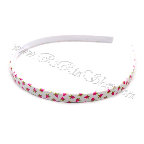 Aznavour ที่คาดผมเซลลูโลสลายเบอร์รี่น่ารัก ( White)