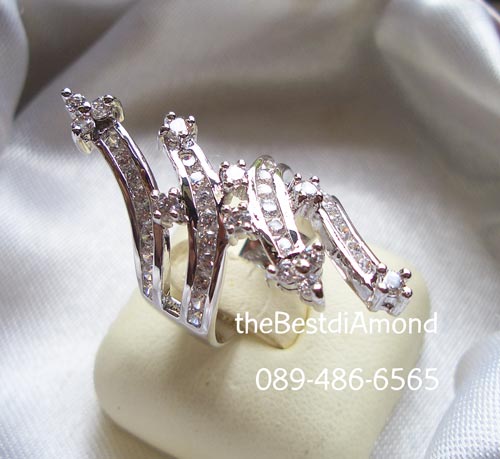 BR607RD+++แหวนแก้วมังกร+++แหวนอลังการ เริ่ด หรูหรา เปรี้ยว สุดๆ ใส่แล้วเต็มนิ้ว เพชรแพรวพราว สวยมากๆๆๆ