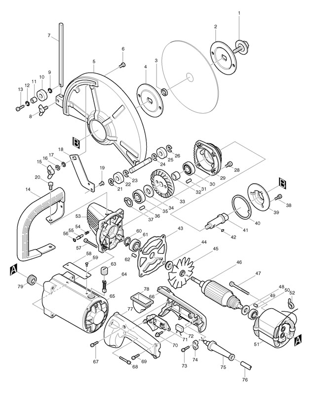 ทุ่น เลื่อย Makita มากีต้า 4110C (แท้) ##
