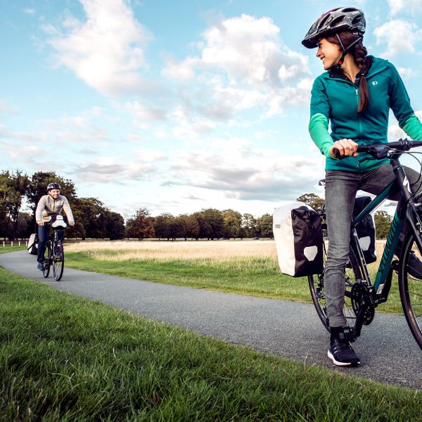 กระเป๋าทัวร์ริ่ง Ortlieb Sport-Roller City - QL1 Bike Pannier (pair) - 25L - black, WHITE, RED (ใช้ได้ทั้งหน้าและหลัง)