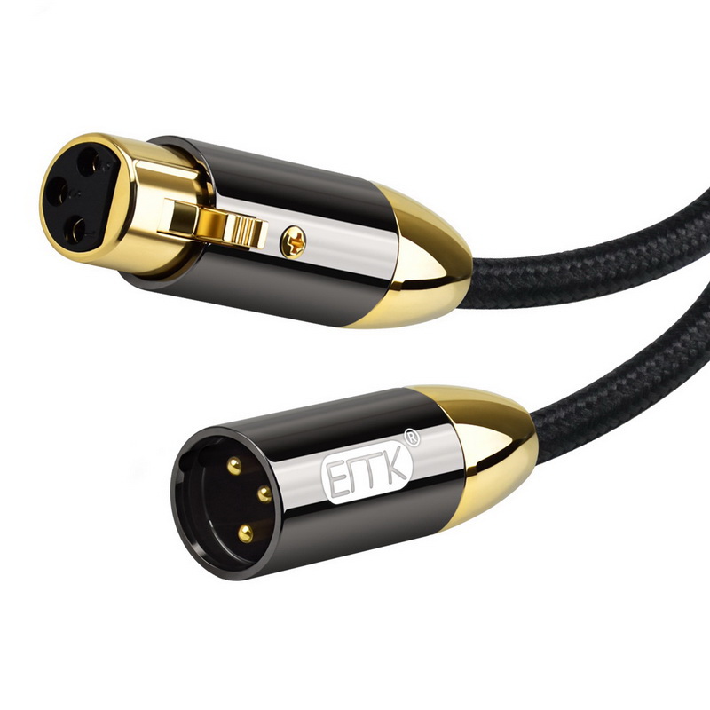 ขาย ERTK 3Pin Audio XLR ตัวผู้เป็นตัวเมีย สำหรับเครื่องเสียง