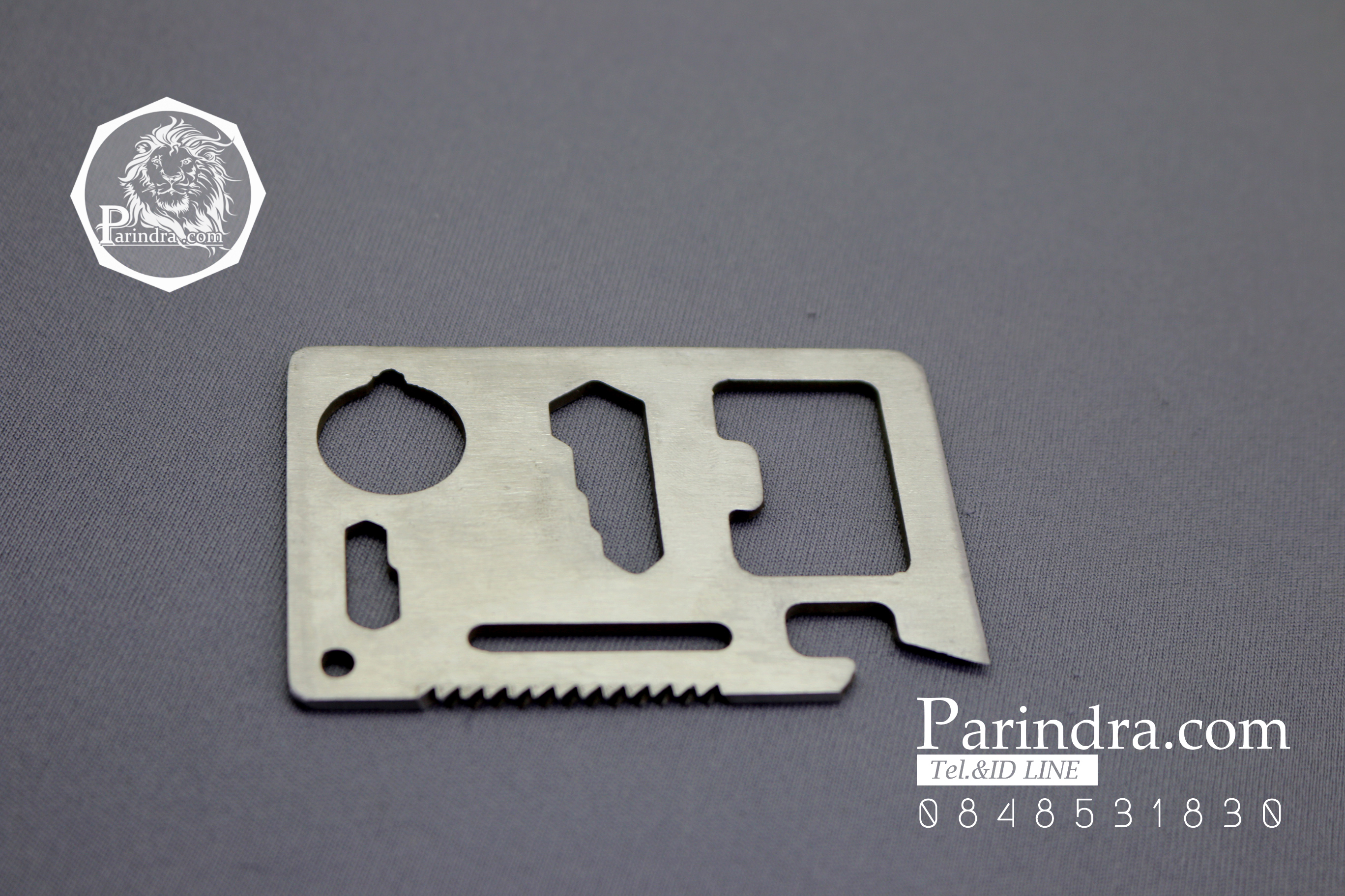 การ์ดสแตนเลส Multitool อเนกประสงค์ ใช้งานได้หลากหลาย