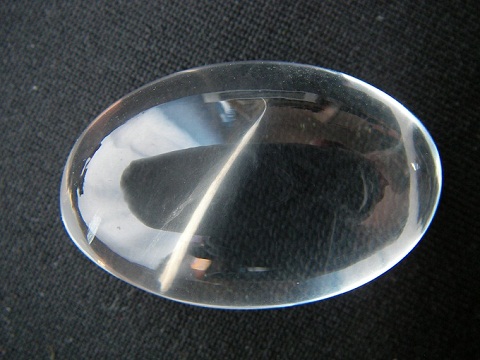 QU0023 แก้วขนไหมช่อแก้ว น้ำใส ช่อใหมเงิน ขนเหล็ก แร่เข็มพุ่งสูงนำสู่อนาคตให้สูงส่ง ขนาดเม็ดแก้ว 20.58x31.75x13.54 mm. นน. 61.24 ct.