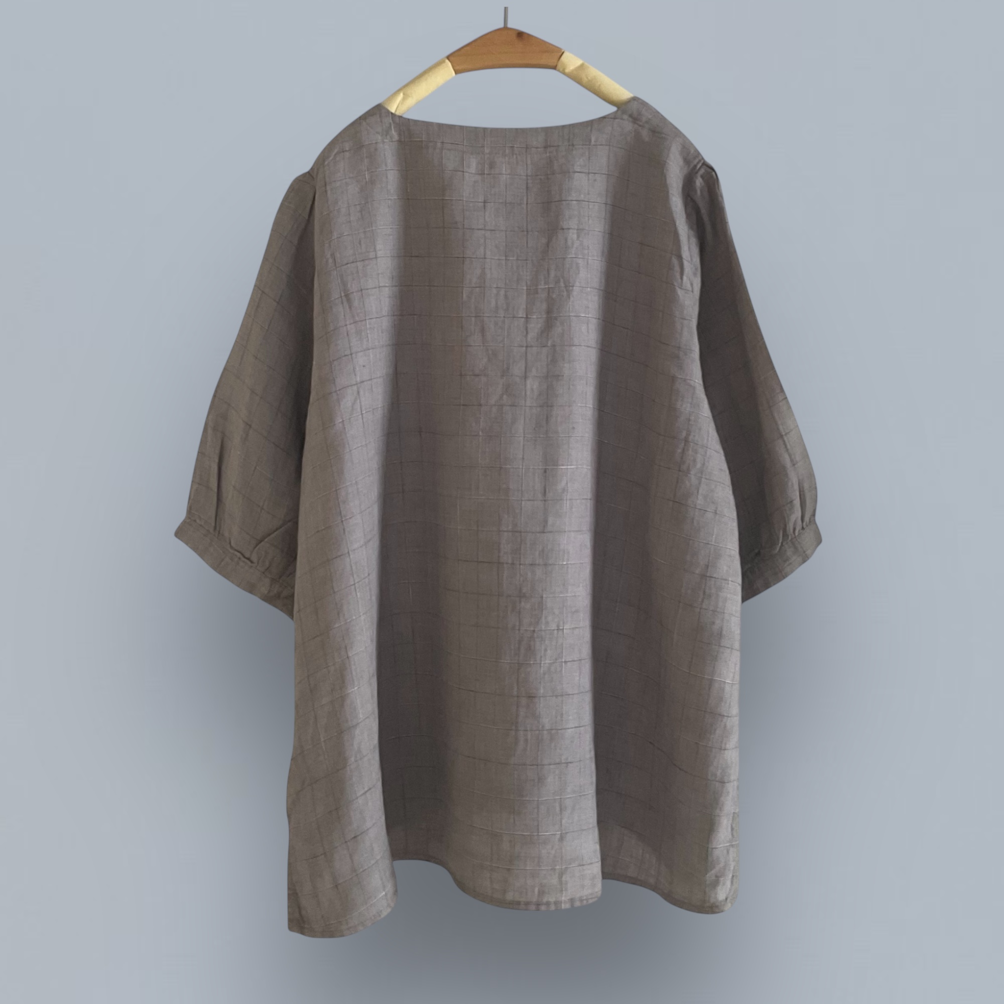 เสื้อผ้าลินินลายปักทรงโอเวอร์ไซส์