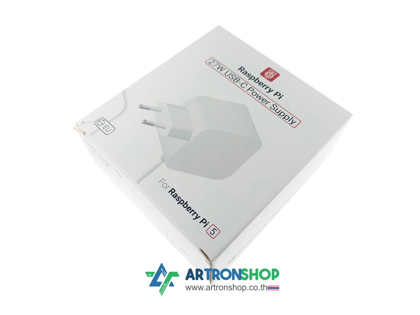 อะแดปเตอร์ Raspberry Pi 5 (Official) 27W 5V/5A PD USB-C Power Supply