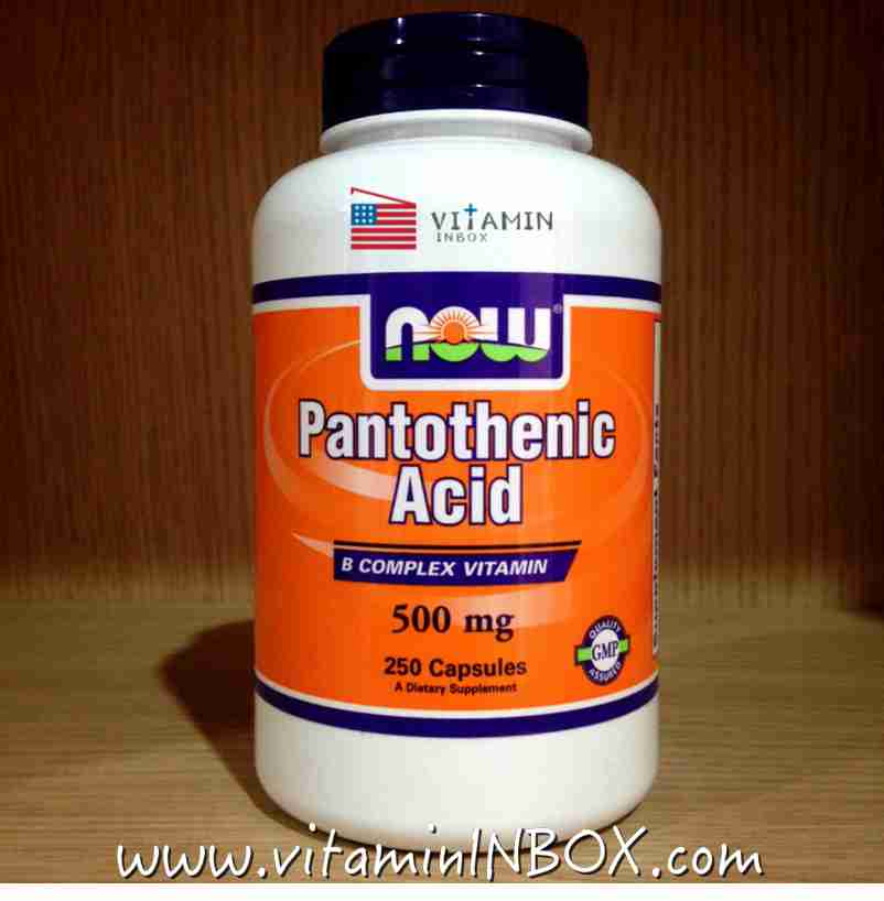 Now Foods, Pantothenic Acid, 500 mg, 250 Capsules