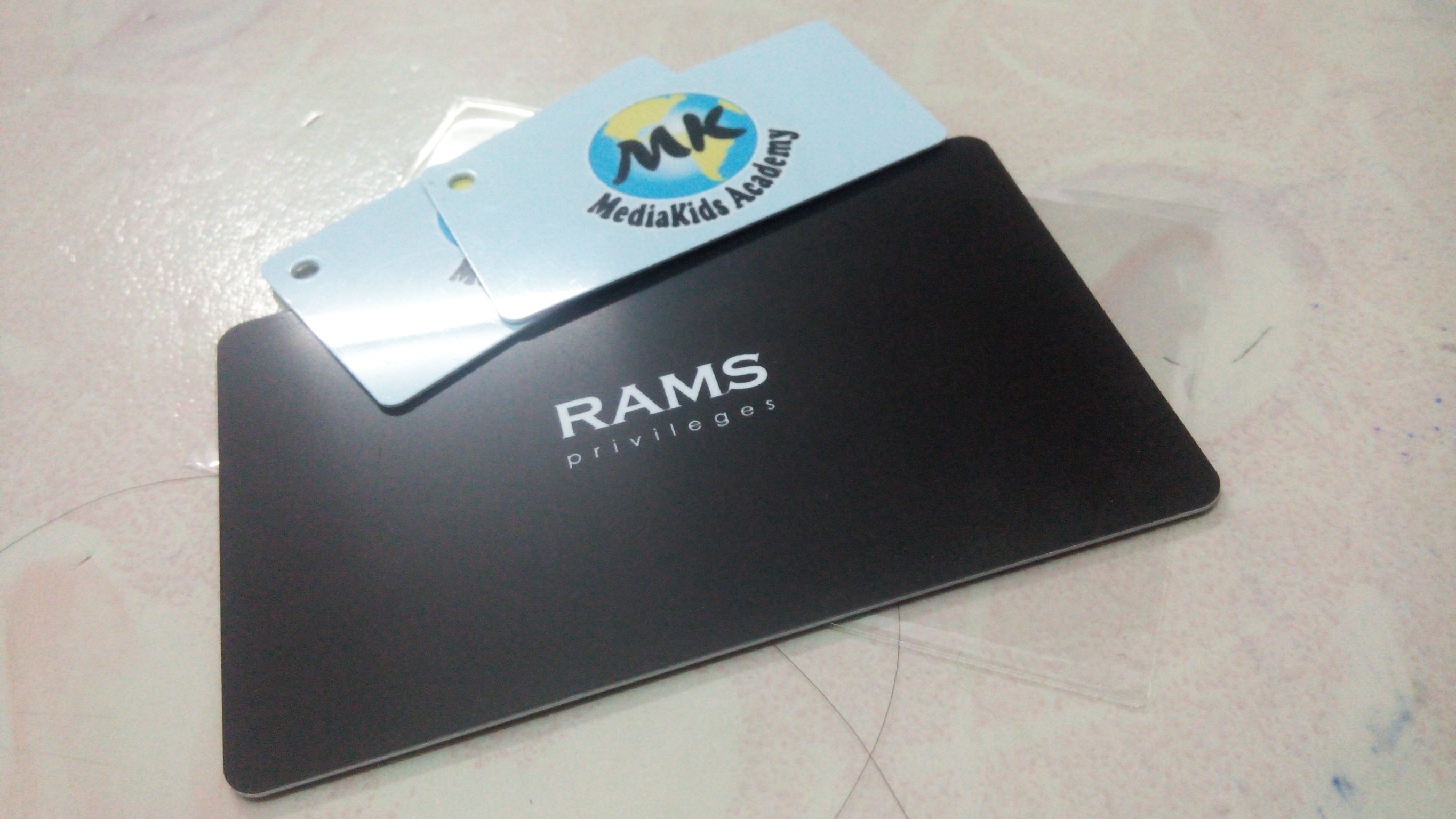 บัตรพลาสติก ผิวด้านในตัว ทำบัตรสมาชิกสินค้า