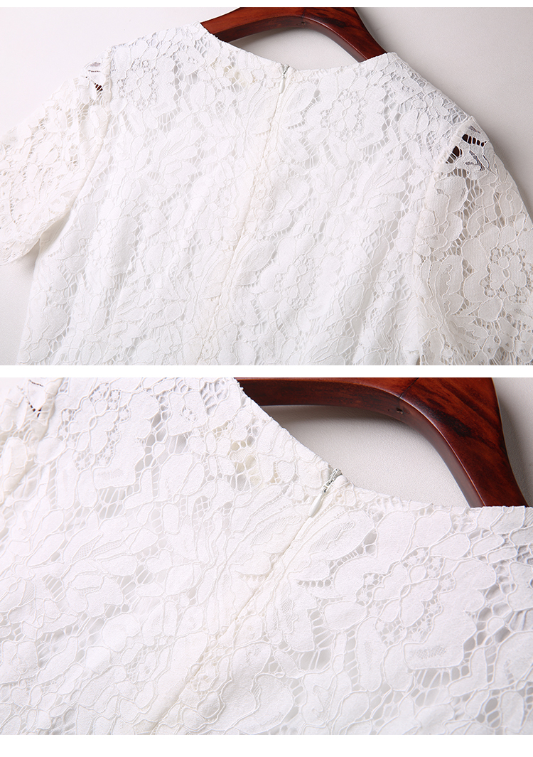 พร้อมส่ง ชุดเดรส สีฟ้า ลูกไม้อย่างดีทั้งตัว ซับในทั้งตัว กระโปรงคลุมเข่า เข้ารูปสวย ผ้ายืดได้เล็กน้อย ใส่สบาย เนื้อผ้าผสม Spandex (ซิปหลัง) ** เหลือเฉพาะไซส์ L **