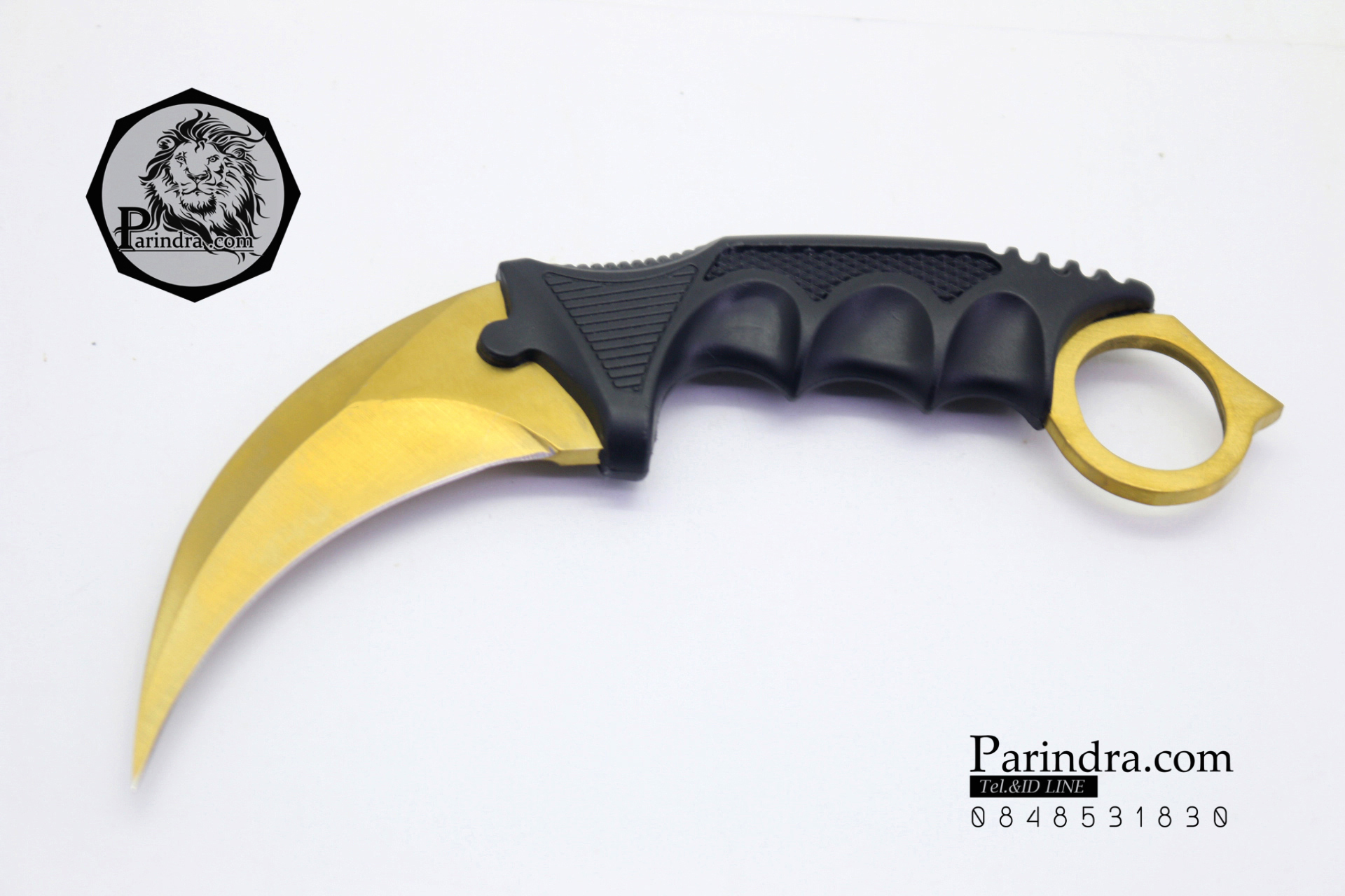 มีดคารัมบิต (Karambit) ใบสีทอง
