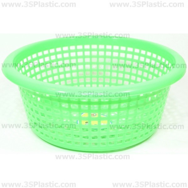 ตะกร้า/ตะแกรงกลม 333 ตะกร้าคัดขนาด สีสดใส ขนาด Ø 42 x 17 cm.