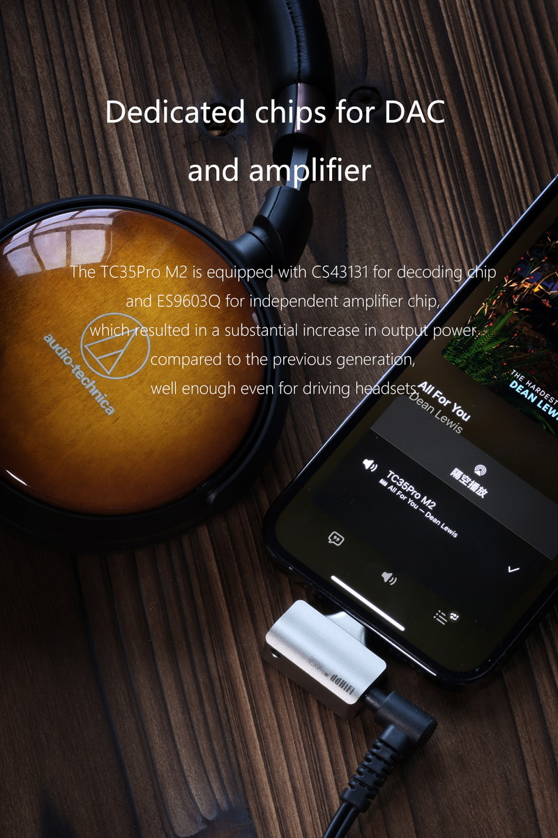 DD TC35Pro M2 แจ็คแปลง TypeC/Lightning ให้รองรับหูฟัง 3.5mm