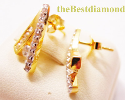 BE821+++ต่างหู A Style +++ต่างหูเพชร cz รูป A สวย เริ่ด เปรี้ยว ไฮโซ ดูดีมากๆๆค่ะ ใส่ได้ทุกโอกาส งานสวยเริ่ดมากๆๆๆ