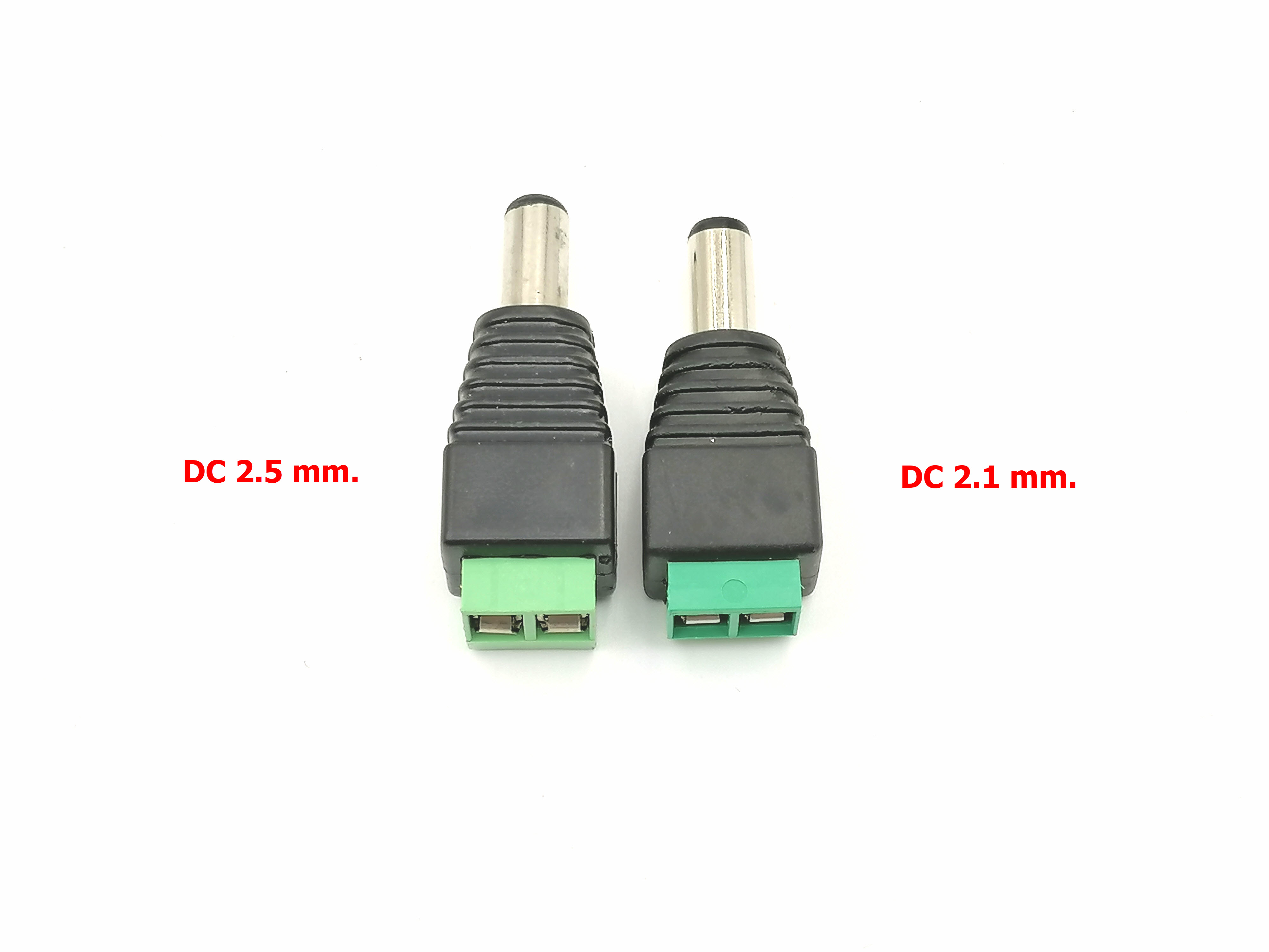ปลั๊ก DC 2.1mm. ท้ายขันน็อต 2P #PR-DC-581 #J7