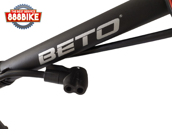 สูบตั้งพื้นอลูมิเนียม BETO CMP-114AG1 ด้ามไฟเบอร์ เบา สูบได้ทั้ง Presta และ SChrader 160PSI