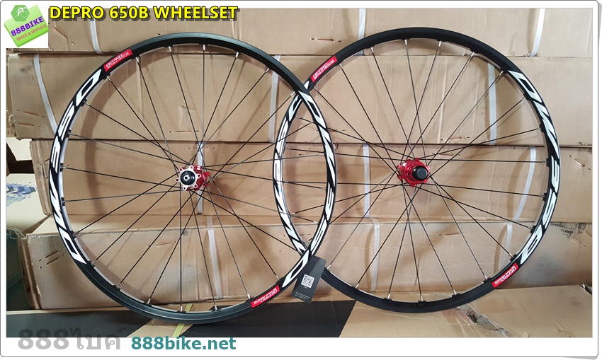 ชุดล้อเสือภูเขา SASO DEPRO "DW-350" ดุมแบริ่ง Disc 27.5" + ซี่ลวด DT Swiss