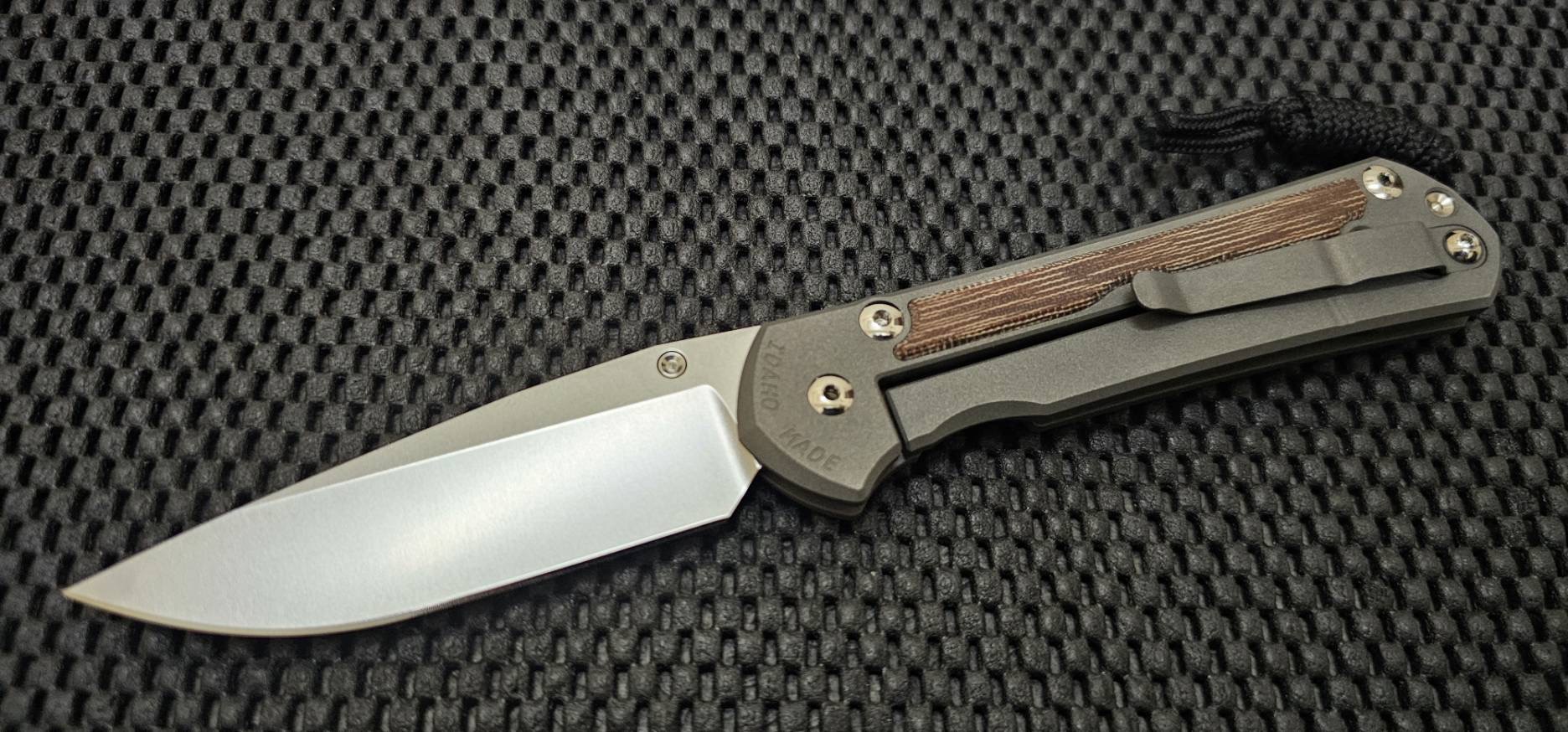Chris Reeve Large Sebenza 31 - Natural Micarta Inlay - Left-Handed(มือซ้าย)