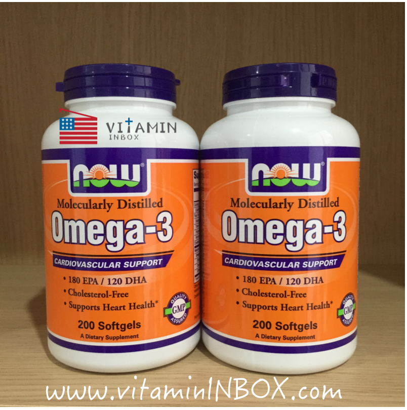 Now Foods, Omega-3 180 EPA/120 DHA 200 Softgel