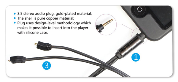 FiiO RC-UE1 สาย UE