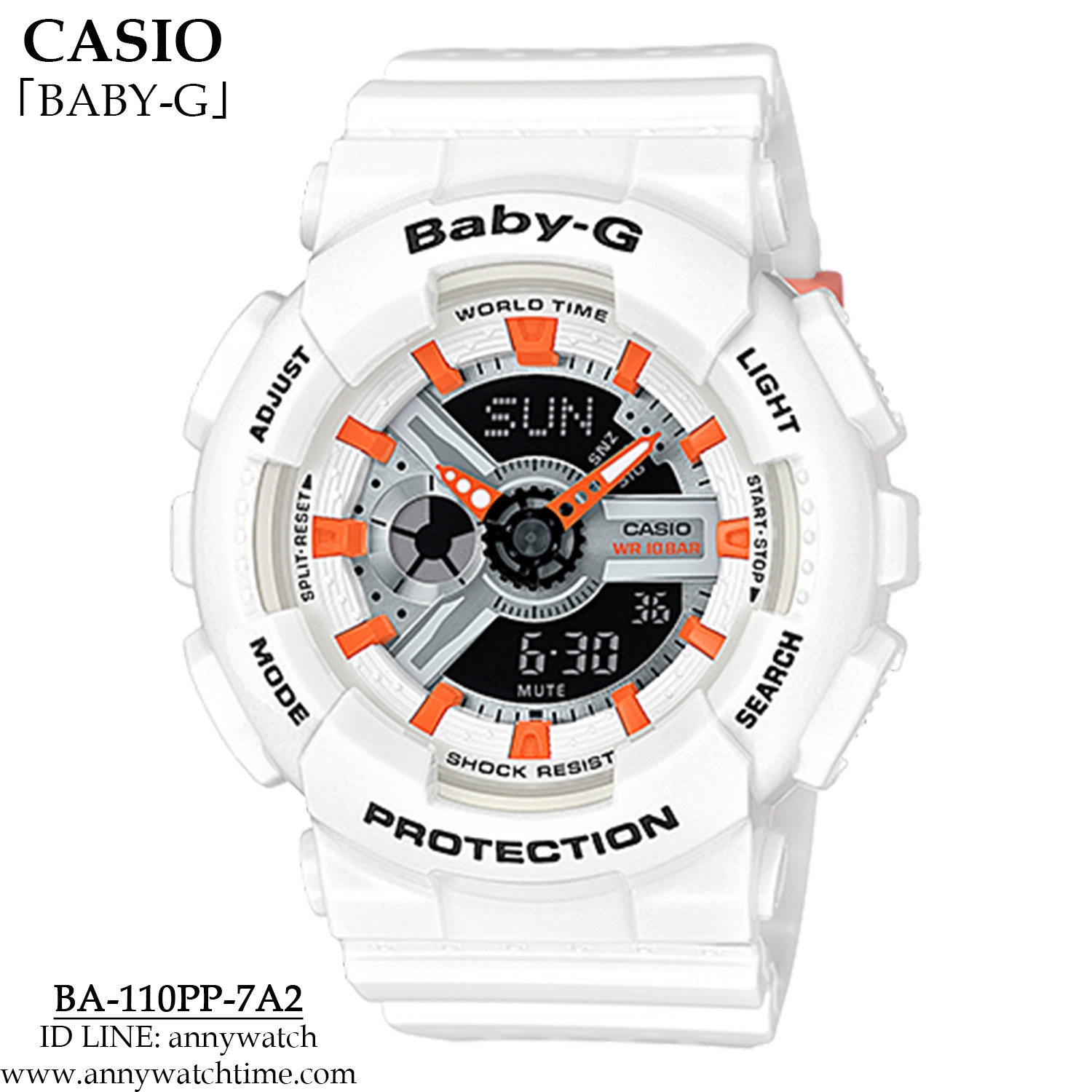 BABY-G BA-110PP-7A2