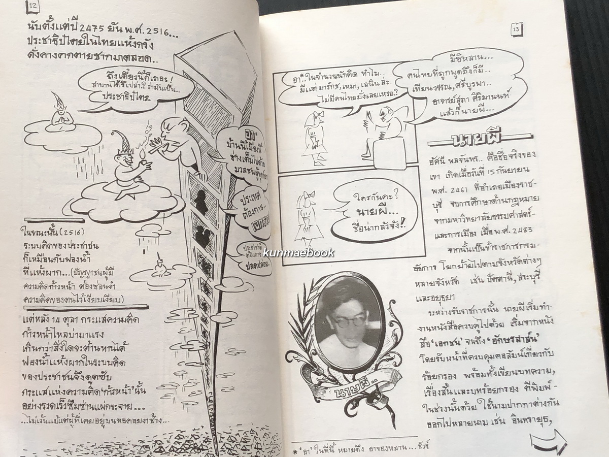 จิตร ภูมิศักดิ์ ฉบับการ์ตูน เรื่อง/ภาพโดย ชัยวัฒน์ ลิ้มเศรษฐานุวัด *พิมพ์ครั้งแรก