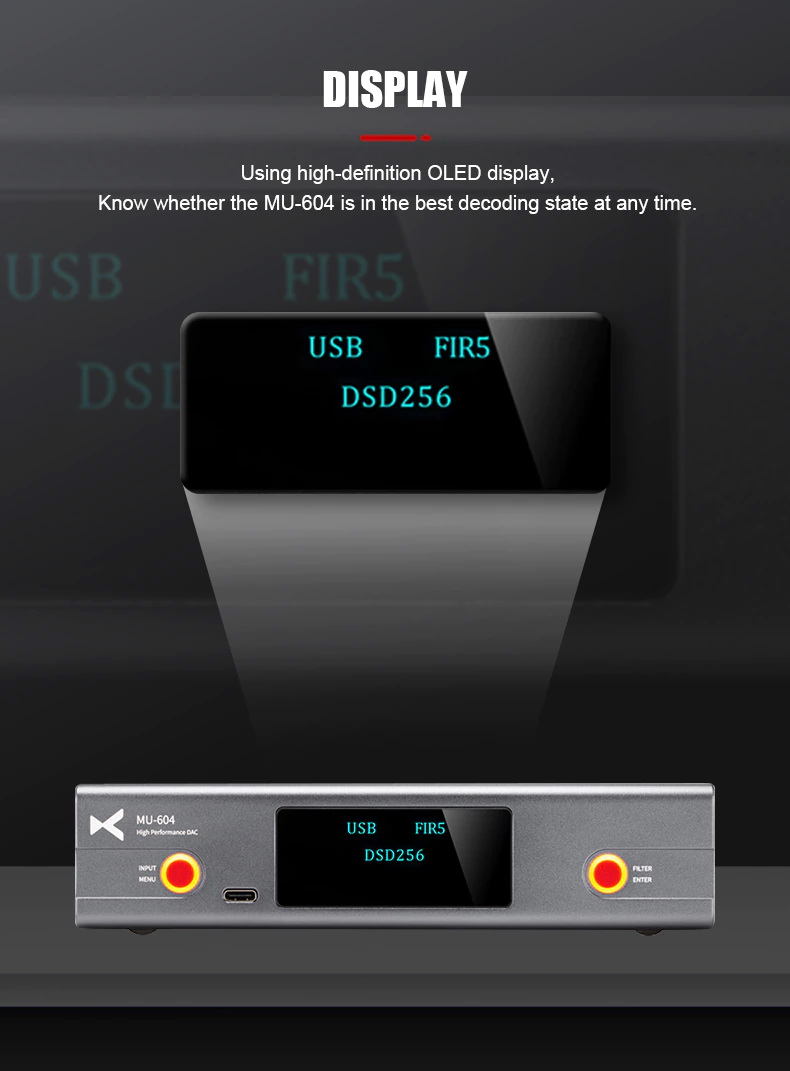 ขาย Xduoo MU-604 DAC ตั้งโต๊ะประสิทธิภาพสูง ประกันศูนย์ไทย