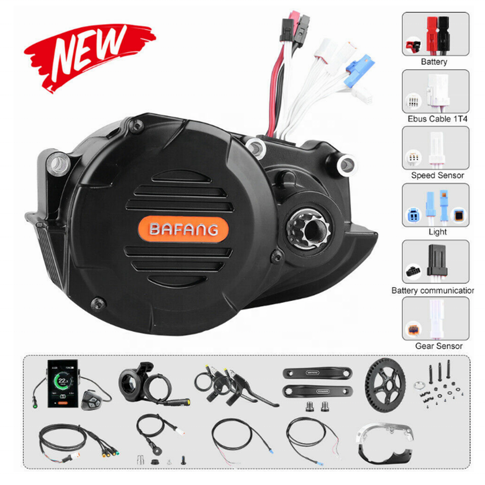 มอเตอร์กลาง Bafang M620 G510 Ultra 52V 1000W CAN BUS 2025 แรงบิด 160N.m ใช้กับเฟรมเฉพาะ + จอ DPC-18 พร้อมครังก์และเบรก